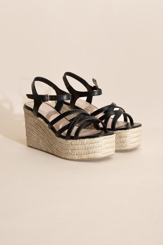 Tropical Nights - Wedge Heels