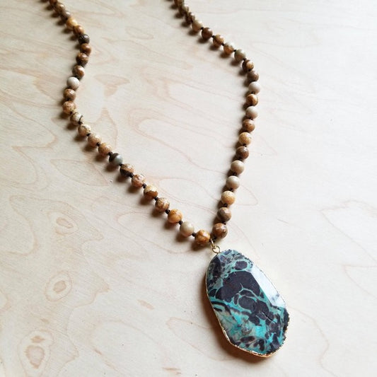 Seaside Jasper - Necklace