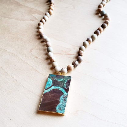 Seaside Jasper - Necklace