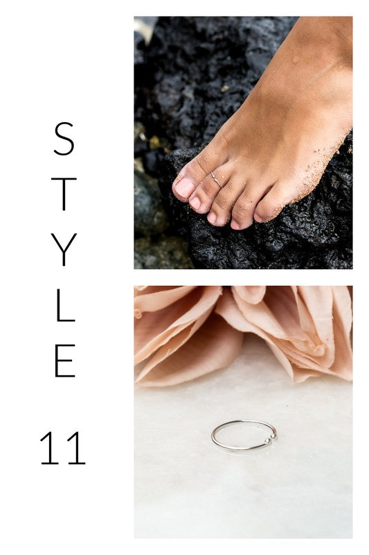 Sterling Seas - Toe Rings