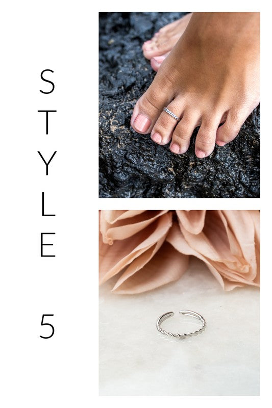 Sterling Seas - Toe Rings