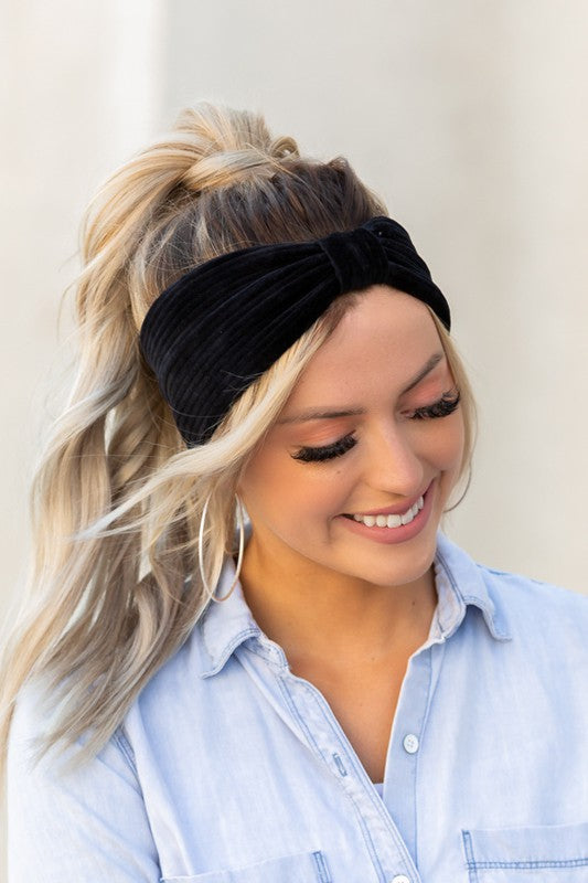 Breezy Bliss - Corduroy Headwrap