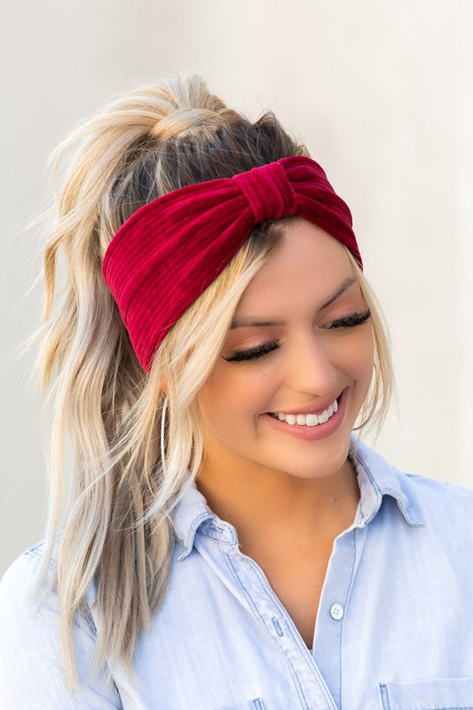 Breezy Bliss - Corduroy Headwrap