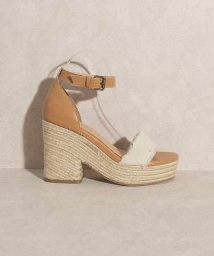 The Riley - Espadrille Platform Sandal