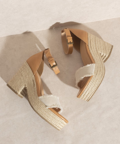 The Riley - Espadrille Platform Sandal