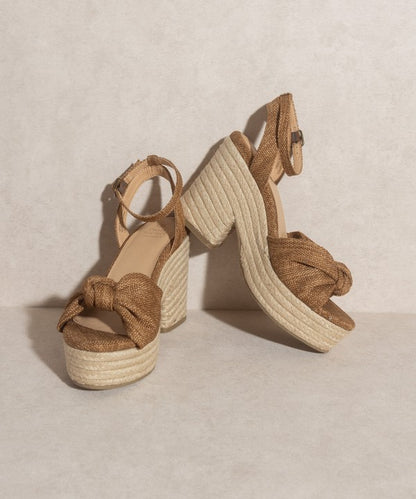 The Mackenzie - Espadrille Wedge Sandal