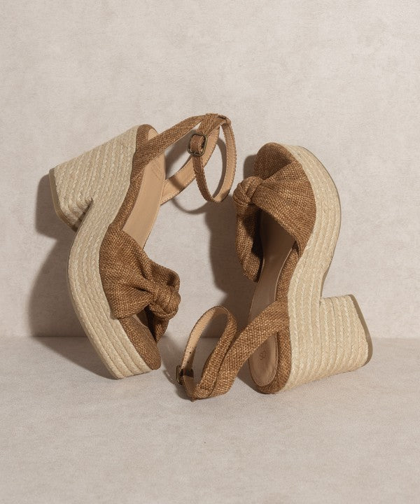 The Mackenzie - Espadrille Wedge Sandal