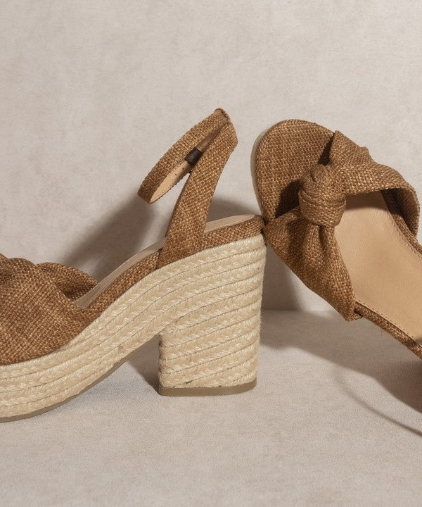 The Mackenzie - Espadrille Wedge Sandal