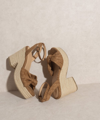 The Mackenzie - Espadrille Wedge Sandal