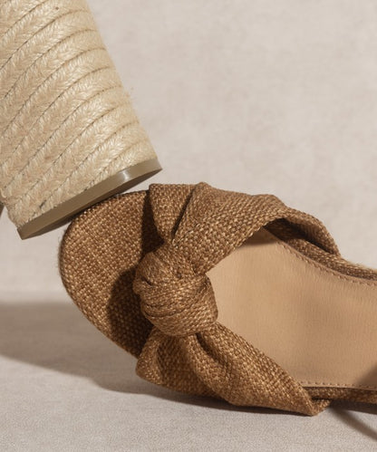 The Mackenzie - Espadrille Wedge Sandal