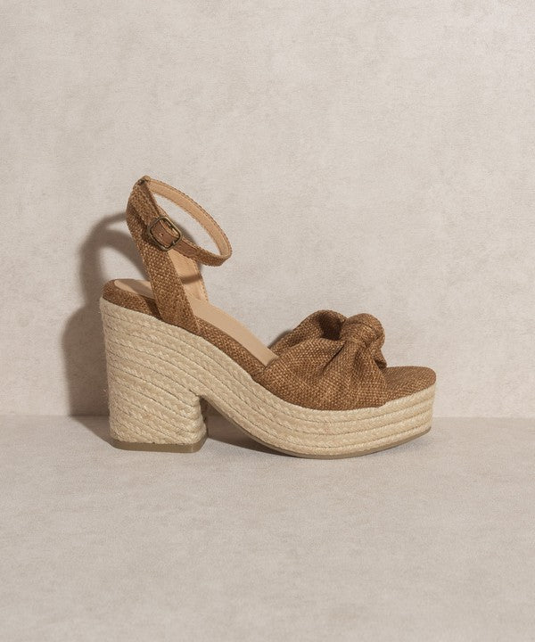 The Mackenzie - Espadrille Wedge Sandal