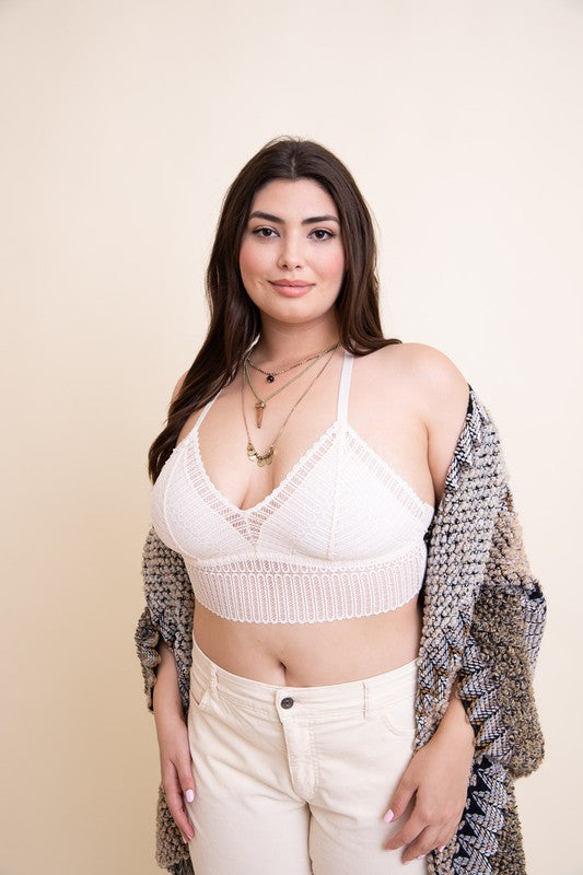 Beachside Boho - Plus Size Racerback Bralette