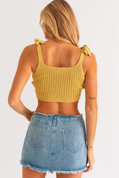 Golden Hour Glow - Knit Tank