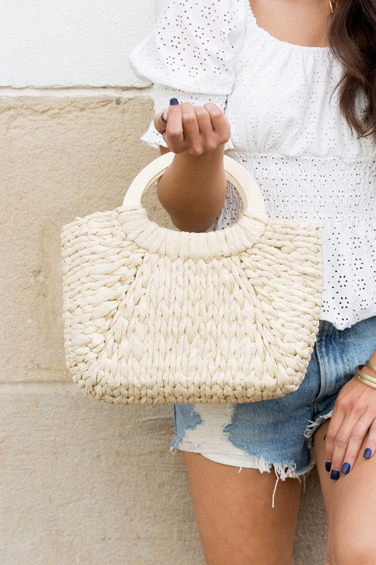 Seaside Brunch - Woven Tote