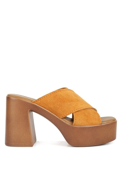 Suede Summers - Platform Sandals