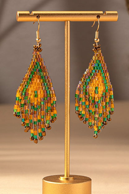 Boho Fiesta -  Beaded Earrings