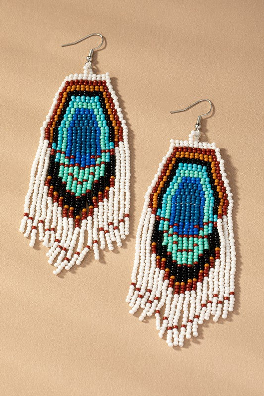 Aqua Sunset -  Earrings