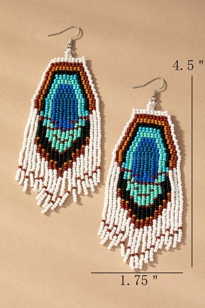 Aqua Sunset -  Earrings