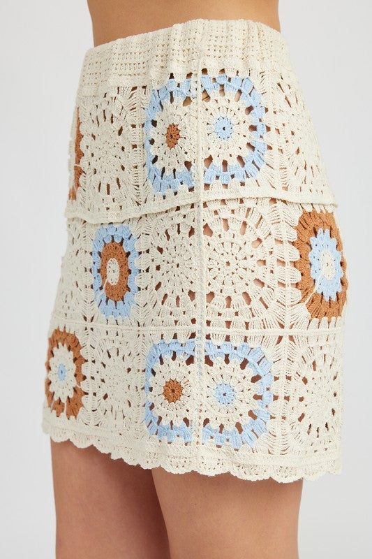 Sunbeam Crochet - Mini Skirt