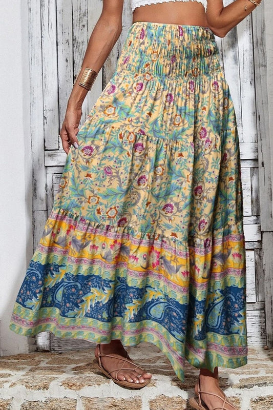 Gypsy Vibes -Maxi Skirt