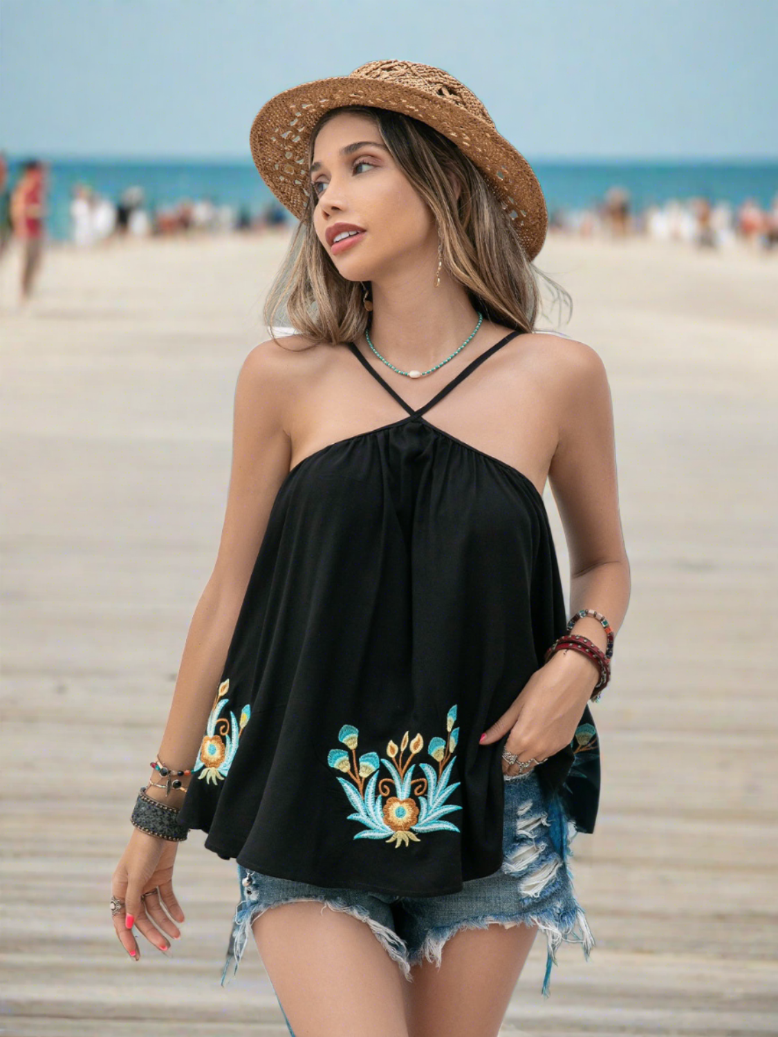 Summer Grecian - Flowy Top