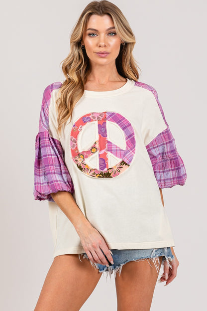 Peace Patch - SAGE + FIG Top