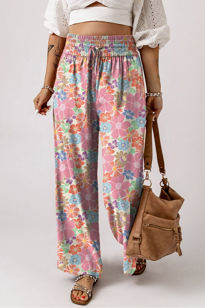 Coastal Chic - Drawstring Wide Leg Pants