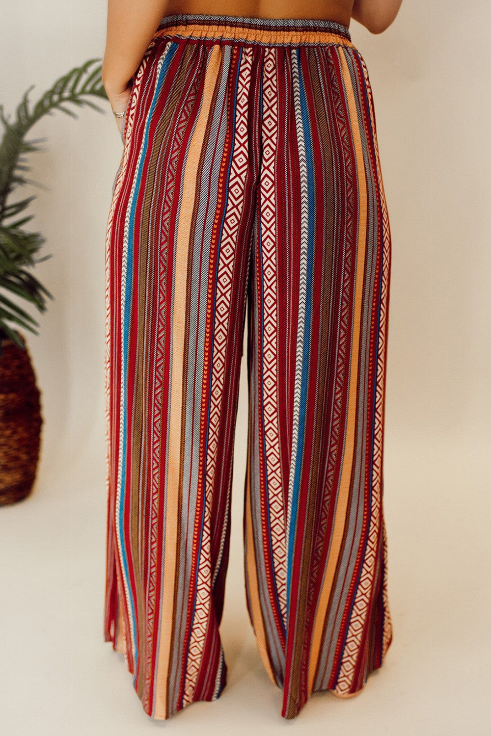 Hippie Dippy - Tied Wide Leg Pants