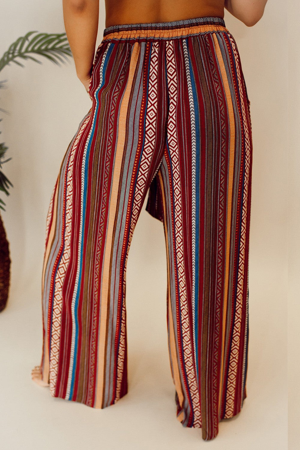 Hippie Dippy - Tied Wide Leg Pants