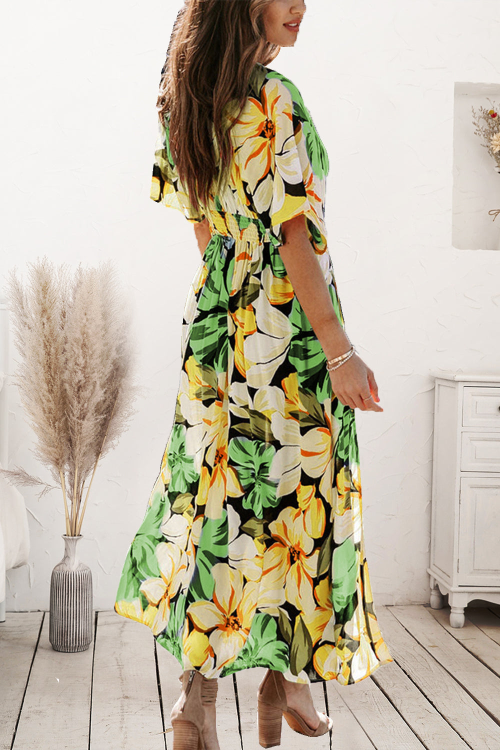 Tropics Vibe -  Midi Dress