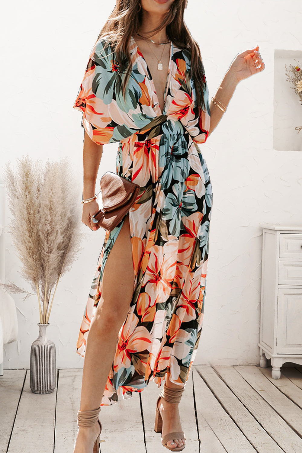 Tropics Vibe -  Midi Dress