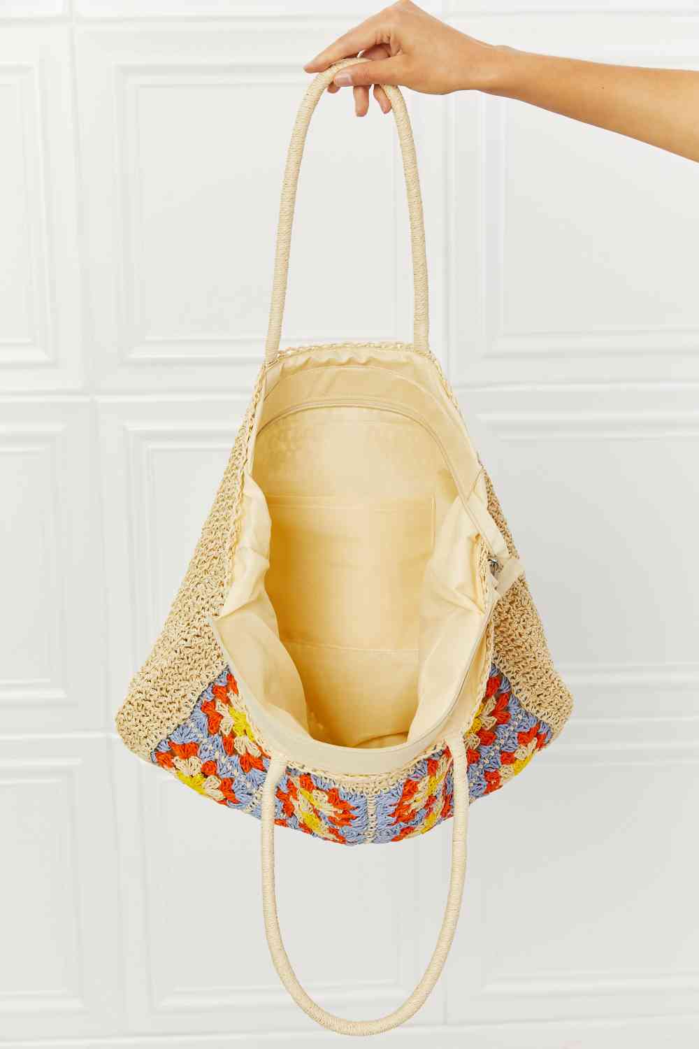 Sunset Blossom - Crochet Tote