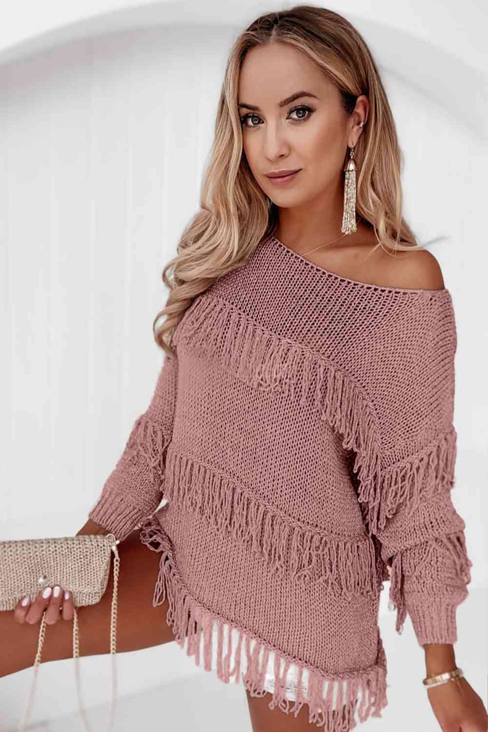 Sandy Shores - Fringe Sweater