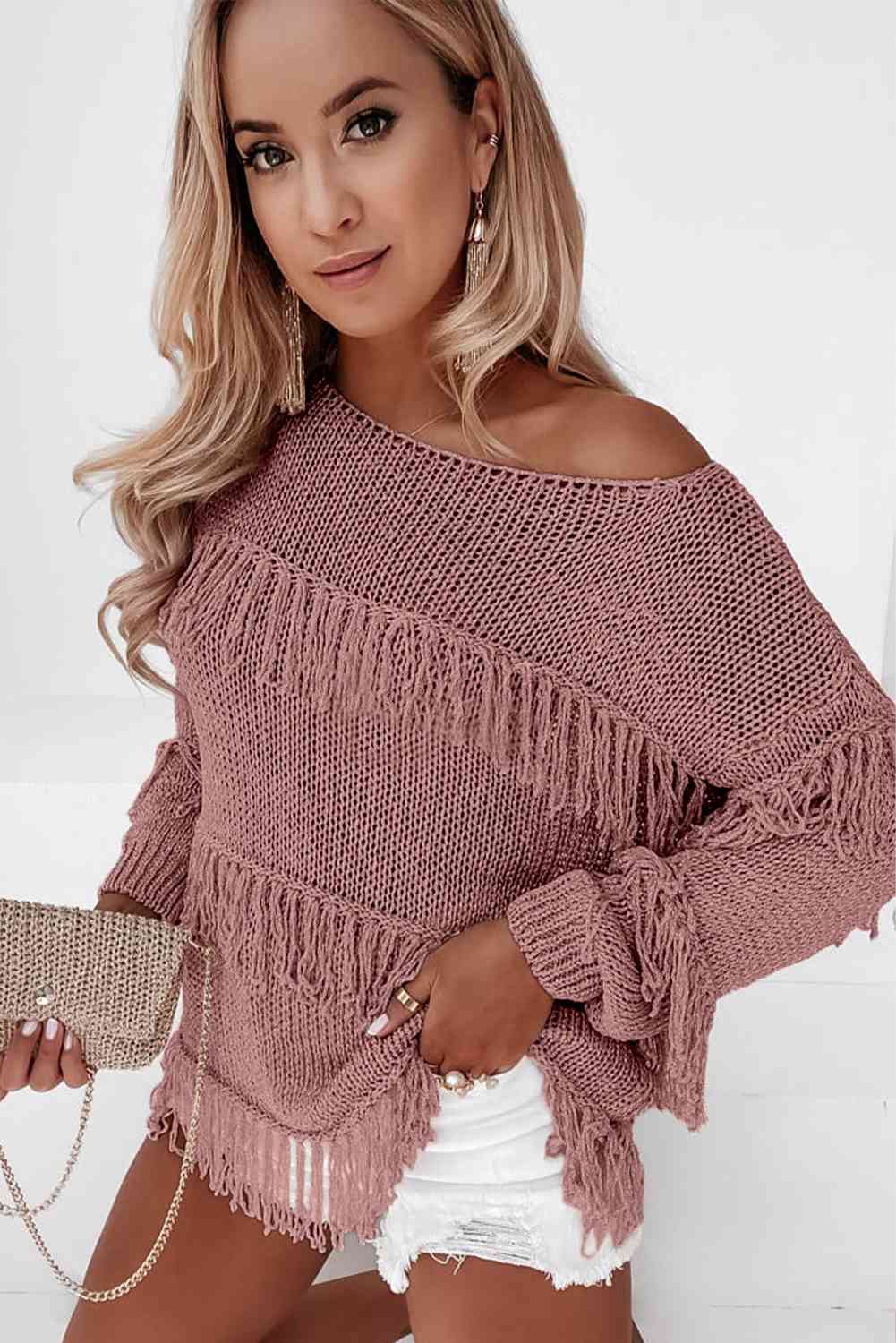 Sandy Shores - Fringe Sweater