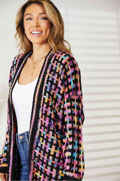 Spectrum Splash -  Fringe Cardigan